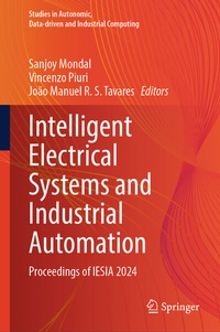 Enlarge image Cover: Intelligent Electrical Systems and Industrial Automation - Springer