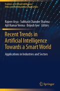 Cover: Recent Trends in Artificial Intelligence Towards a Smart World - Springer