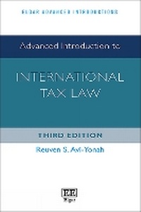Enlarge image Cover: Advanced Introduction to International Tax Law - Edward Elgar Publishing