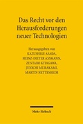 Bild: Das Recht vor den Herausforderungen neuer Technologien - Mohr Siebeck