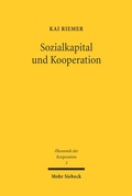 Cover: Sozialkapital und Kooperation - Mohr Siebeck