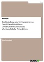 Bild: Rechtsstellung und Vertragsarten von GmbH-Gesch&auml;ftsf&uuml;hrern. Gesellschaftsrechtliche und arbeitsrechtliche Perspektiven - GRIN Verlag