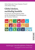 Cover: Global denken, nachhaltig handeln - Peter Lang Verlag