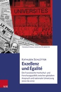 Cover: Exzellenz und &Eacute;galit&eacute; - Vandenhoeck & Ruprecht