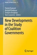 Cover: New Developments in the Study of Coalition Governments - Springer