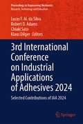 Cover: 3rd International Conference on Industrial Applications of Adhesives 2024 - Springer