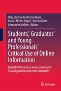 Cover: Students', Graduates' and Young Professionals' Critical Use of Online Information - Springer