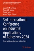 Cover: 3rd International Conference on Industrial Applications of Adhesives 2024 - Springer
