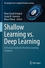 Cover: Shallow Learning vs. Deep Learning - Springer