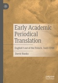 Cover: Early Academic Periodical Translation - Palgrave Macmillan