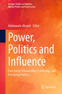 Enlarge image Cover: Power, Politics and Influence - Springer