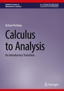 Cover: Calculus to Analysis - Springer