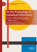 Cover: On the Psychology of Individual Differences - Palgrave Macmillan