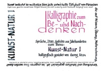 Abbildung von: Kalligraphie / Kunst-Natur 1 - epubli