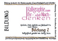 Abbildung von: Kalligraphie / Bildung 2 - epubli