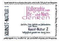 Abbildung von: Kalligraphie / Kunst-Natur 2 - epubli