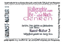 Abbildung von: Kalligraphie / Kunst-Natur 3 - epubli