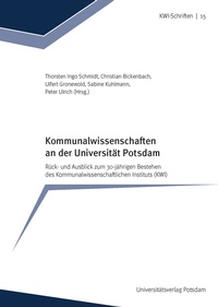 Abbildung von: Kommunalwissenschaften an der Universität Potsdam - Universitätsverlag Potsdam