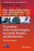 Cover: Proceedings of the Second Congress on Control, Robotics, and Mechatronics - Springer