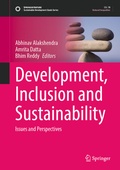 Cover: Development, Inclusion and Sustainability - Springer