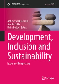 Enlarge image Cover: Development, Inclusion and Sustainability - Springer
