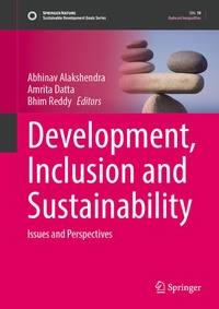 Enlarge image Cover: Development, Inclusion and Sustainability - Springer