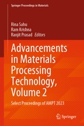 Cover: Advancements in Materials Processing Technology, Volume 2 - Springer