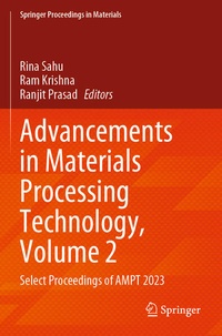 Enlarge image Cover: Advancements in Materials Processing Technology, Volume 2 - Springer