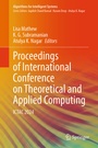 Cover: Proceedings of International Conference on Theoretical and Applied Computing - Springer