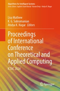 Enlarge image Cover: Proceedings of International Conference on Theoretical and Applied Computing - Springer