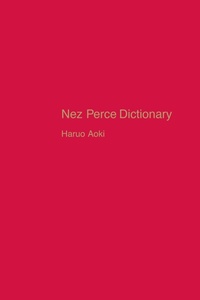 Enlarge image Cover: Nez Perce Dictionary - Naval Institute Press