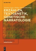 Cover: Erz&auml;hlen - Textgenetik - Genetische Narratologie - De Gruyter