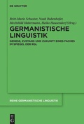 Cover: Germanistische Linguistik - De Gruyter
