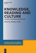 Cover: Knowledge, Reading and Culture - De Gruyter Saur