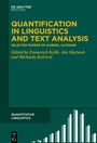 Cover: Quantification in Linguistics and Text Analysis - De Gruyter Mouton