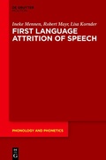 Cover: First Language Attrition of Speech - De Gruyter Mouton