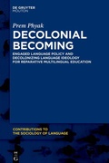 Cover: Decolonial Becoming - De Gruyter Mouton