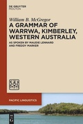 Cover: A Grammar of Warrwa, Kimberley, Western Australia - De Gruyter Mouton