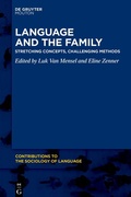 Cover: Language and the Family - De Gruyter Mouton