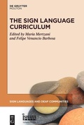 Cover: The Sign Language Curriculum - De Gruyter Mouton