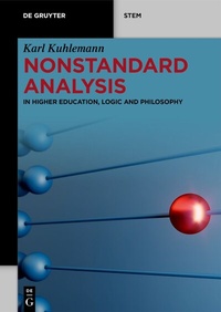 Enlarge image Cover: Nonstandard Analysis - De Gruyter