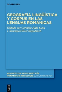 Abbildung von: Geografía lingüística y corpus en las lenguas románicas - De Gruyter