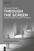 Cover: Through the Screen - De Gruyter
