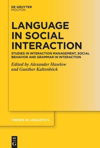 Enlarge image Cover: Language in Social Interaction - De Gruyter Mouton