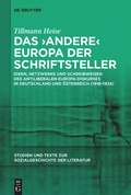 Cover: Das 'andere' Europa der Schriftsteller - De Gruyter