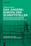 Cover: Das 'andere' Europa der Schriftsteller - De Gruyter