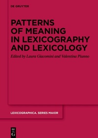 Abbildung von: Patterns of meaning in lexicography and lexicology - De Gruyter