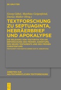 Abbildung von: Textforschung zu Septuaginta, Hebräerbrief und Apokalypse - De Gruyter