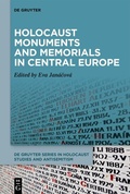 Cover: Holocaust Monuments and Memorials in Central Europe - De Gruyter