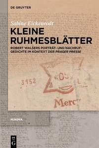 Abbildung von: Kleine Ruhmesblätter - De Gruyter